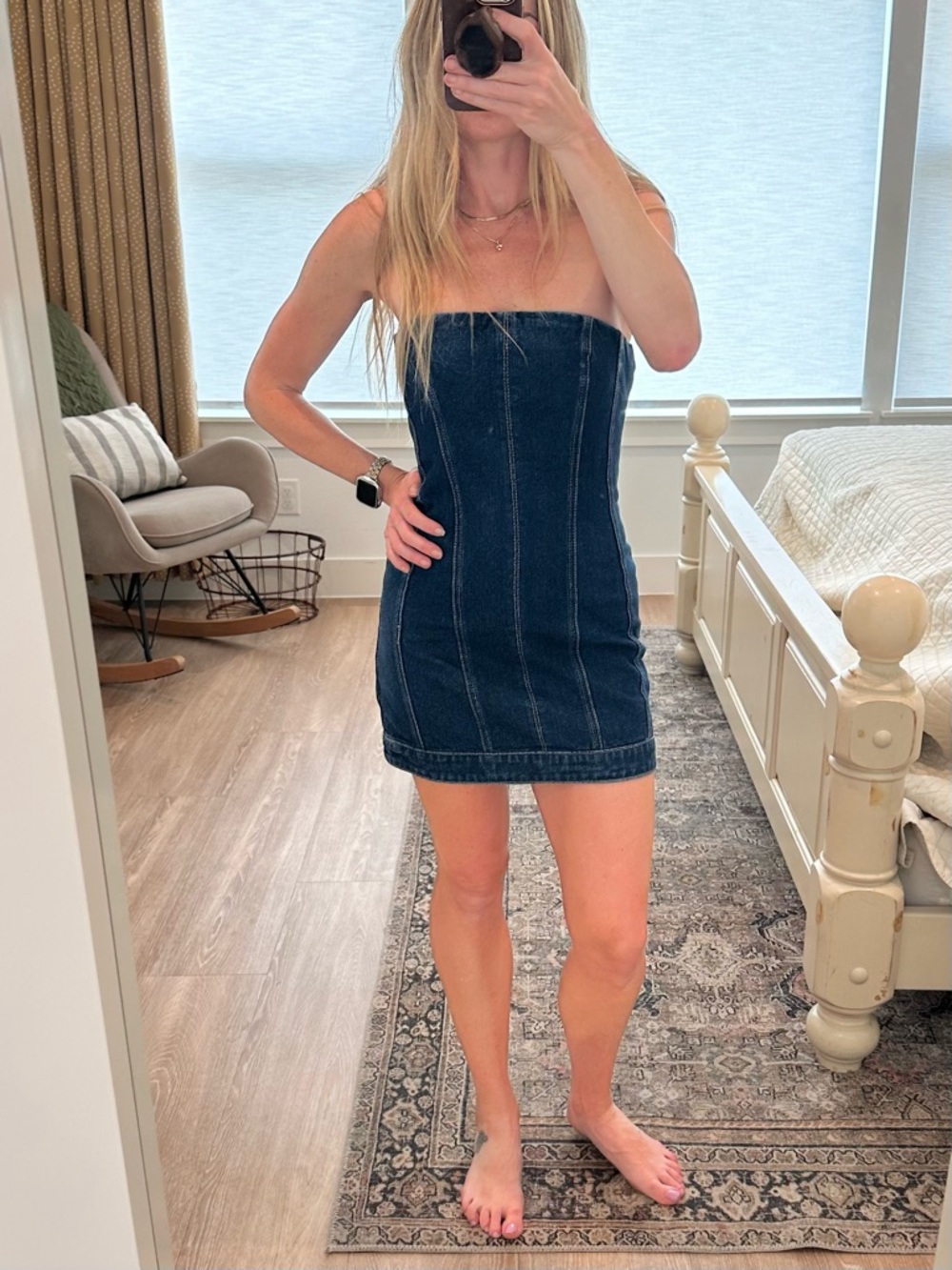 NWT Denim Mini Dress